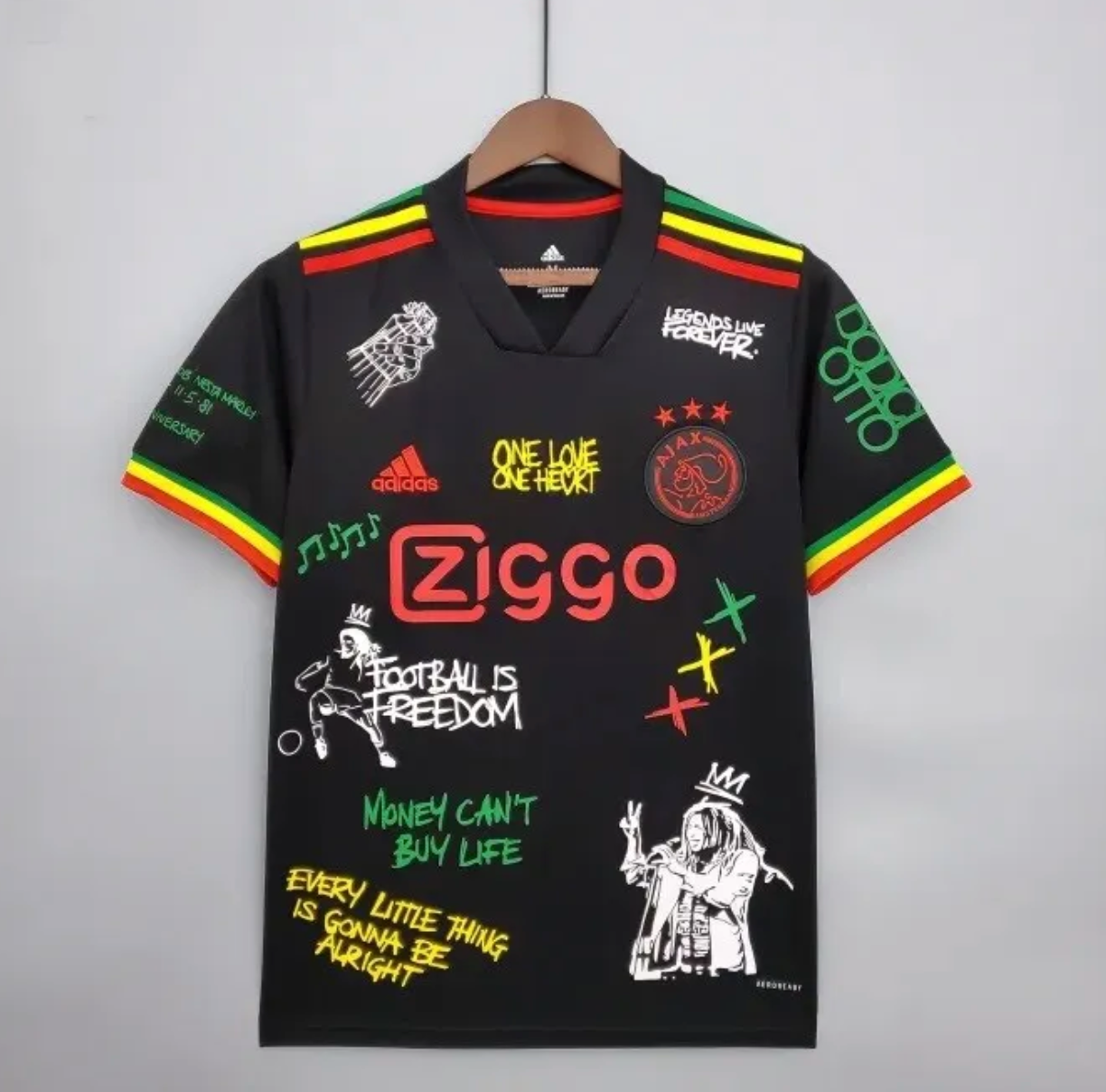 Maillot Ajax Bob Marley Edition Limitée 2021-2022