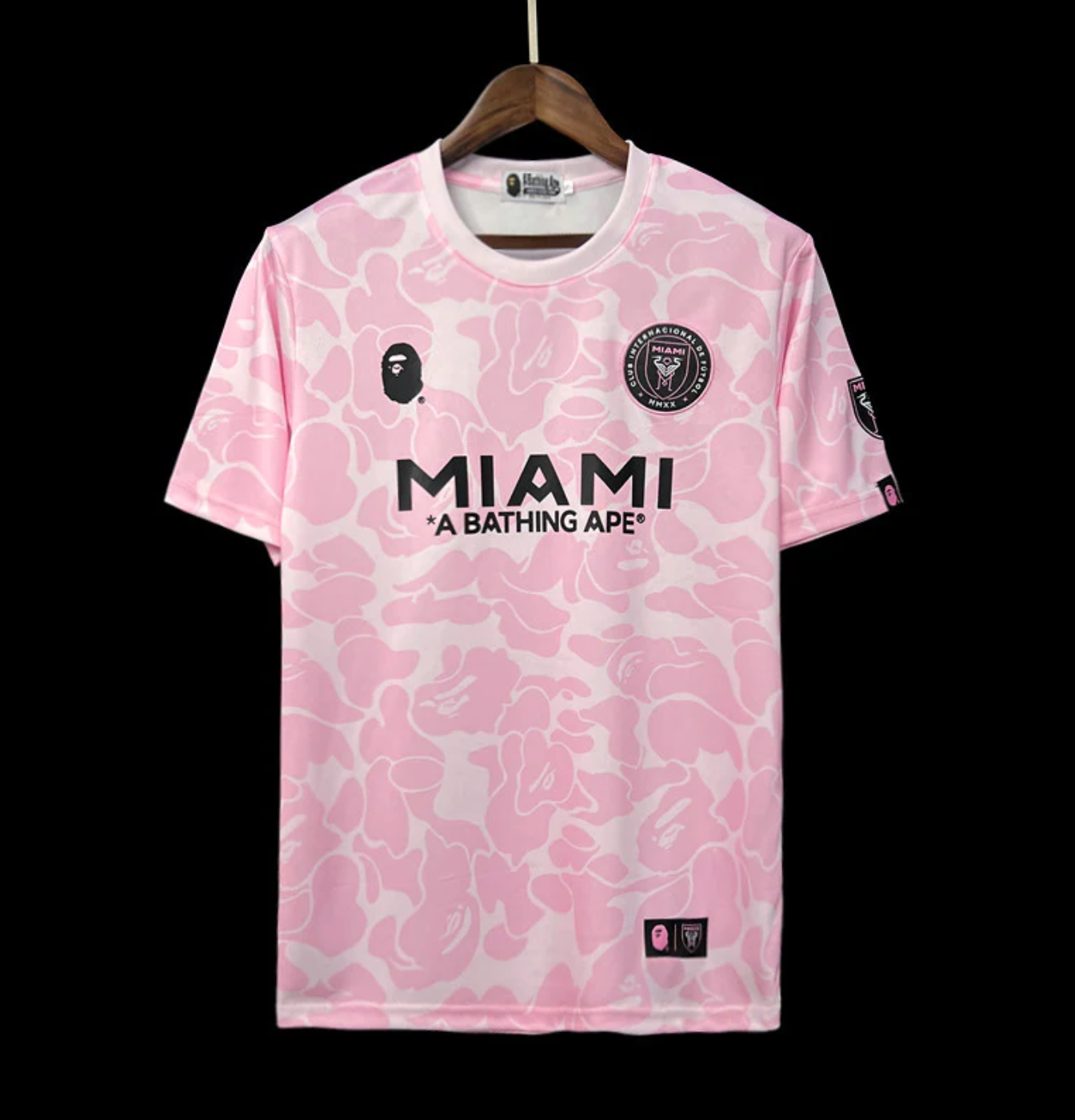 Inter Miami maillot BAPE Rose 2023-2024