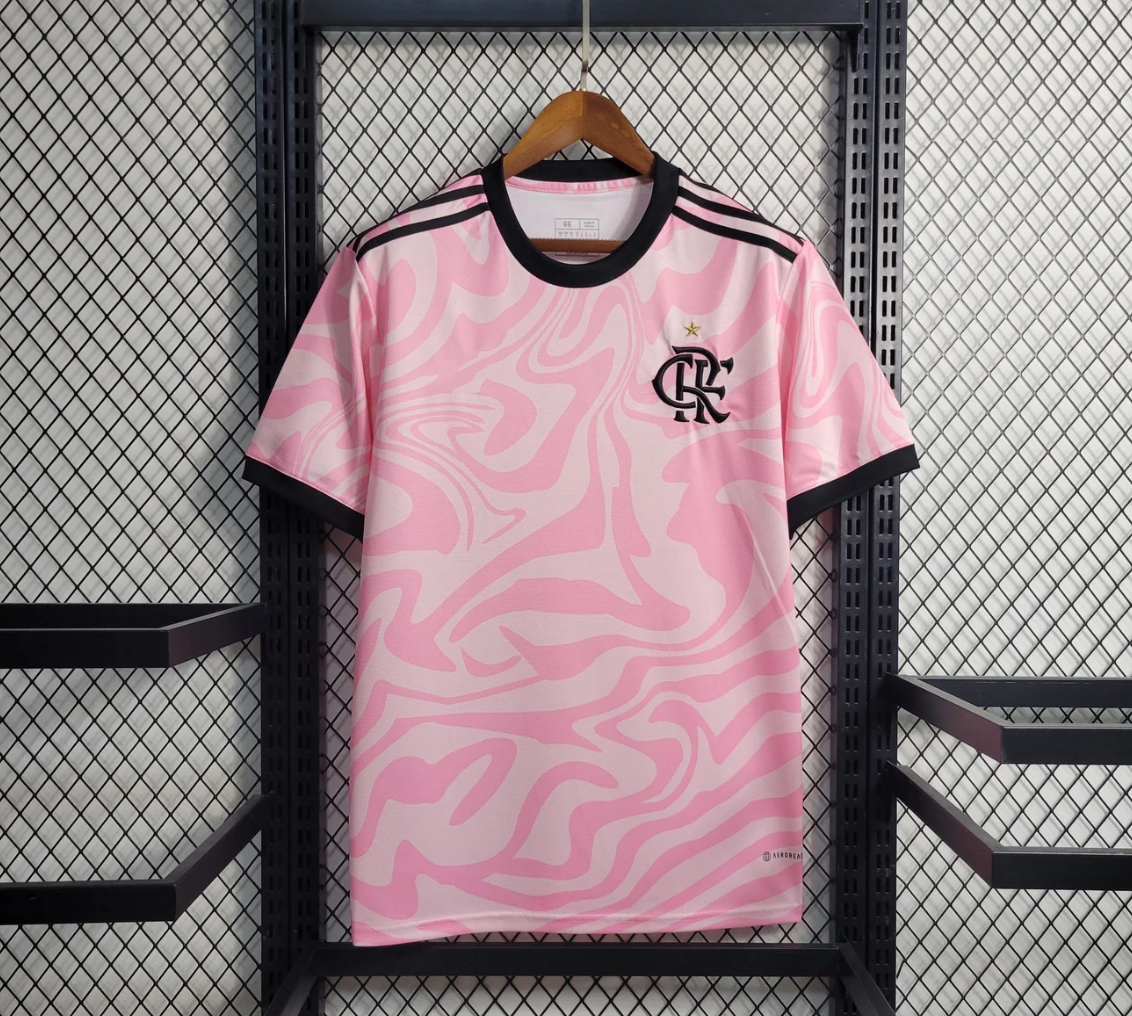 Maillot Flamengo Rose 2023-2024