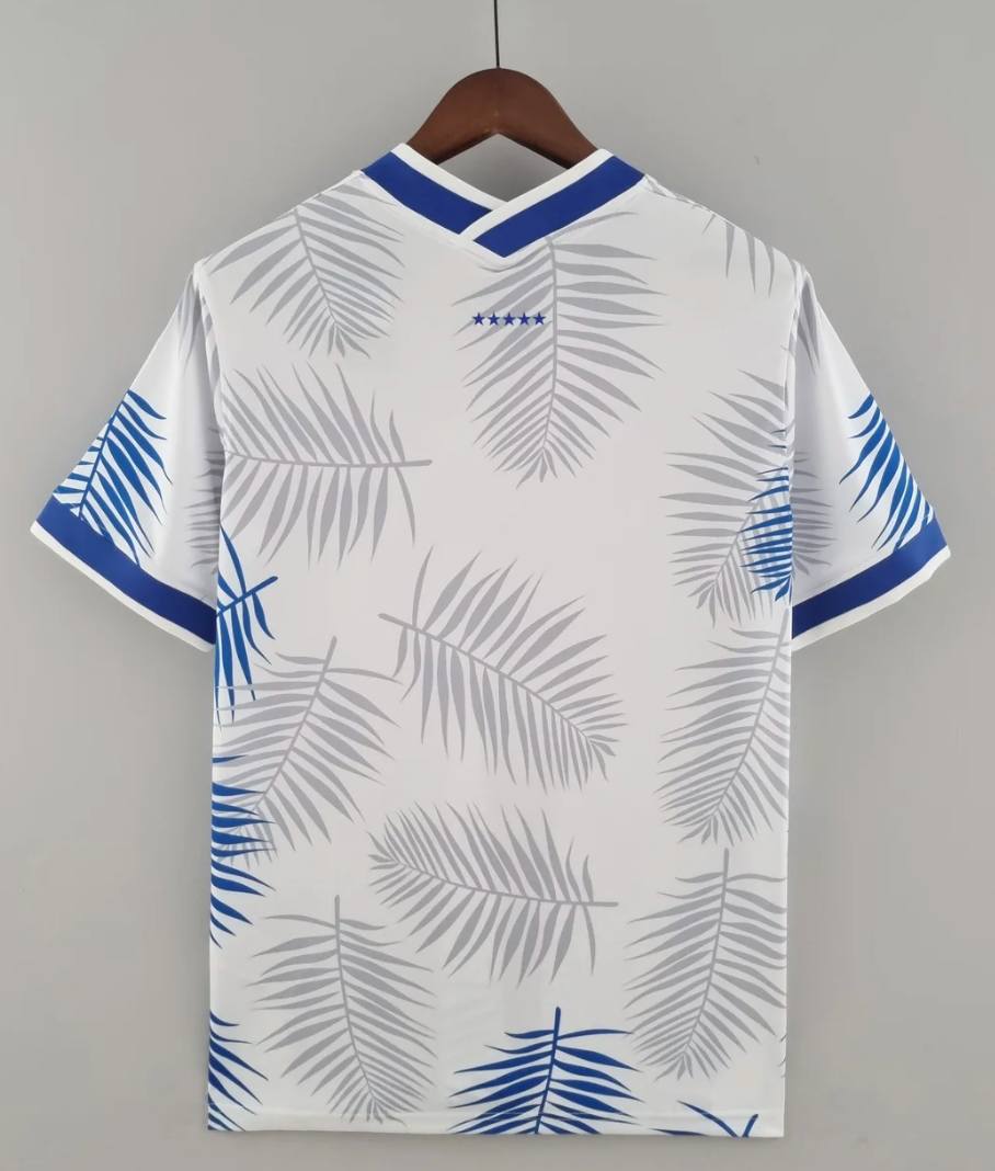 Maillot Brésil Édition spéciale Blanc & Bleu 2022